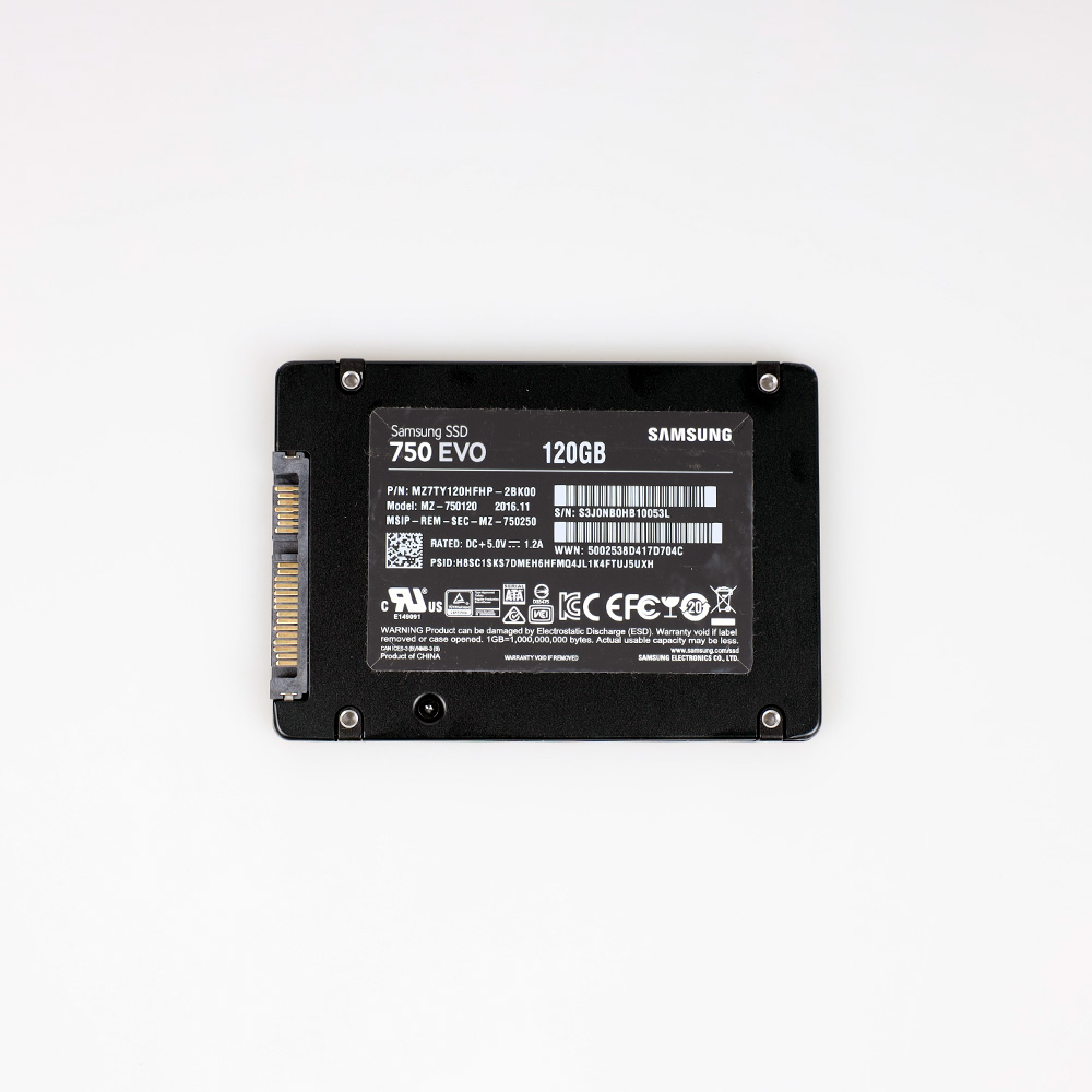 [삼성] 중고 750 EVO 120GB 2.5인치 SSD